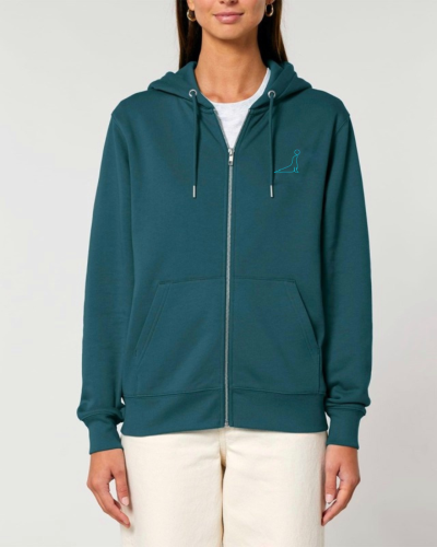 Sweat à Capuche Zippé Femme