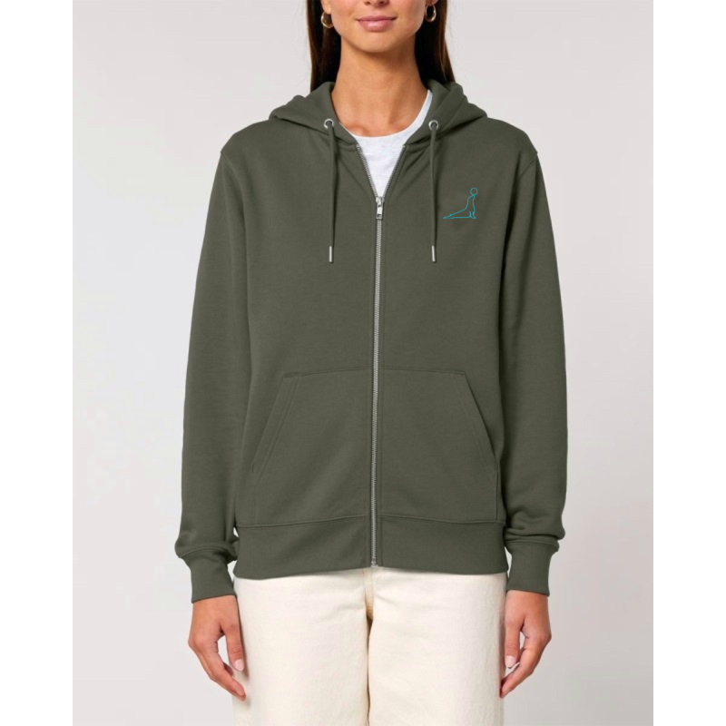 Sweat à Capuche Zippé Femme