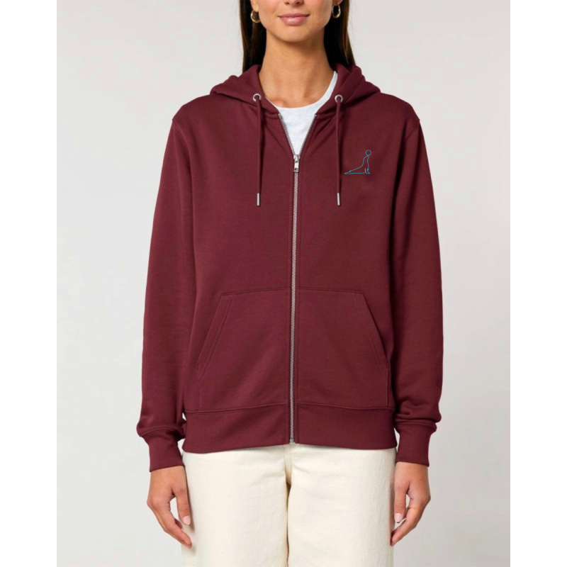 Sweat à Capuche Zippé Femme