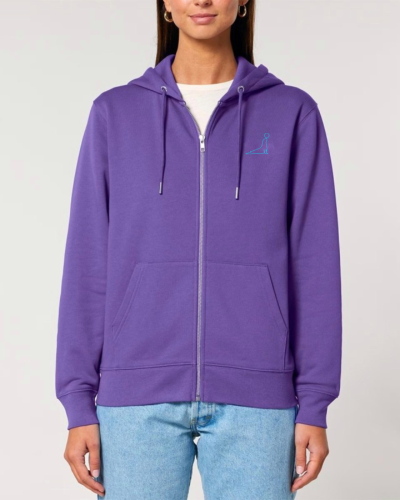 Sweat à Capuche Zippé Femme