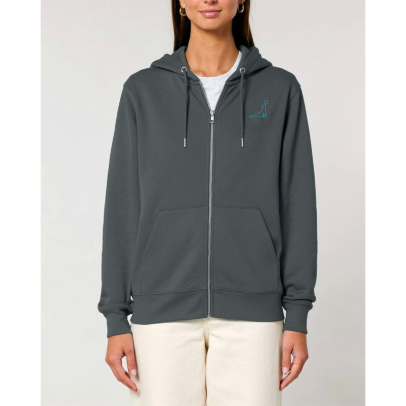 Sweat à Capuche Zippé Femme