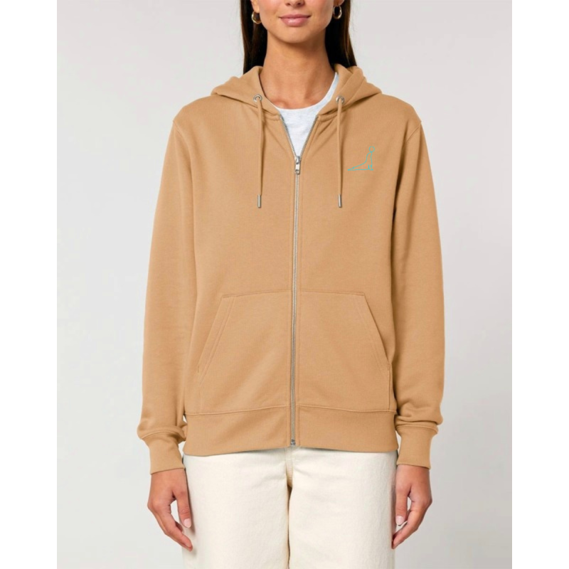 Sweat à Capuche Zippé Femme
