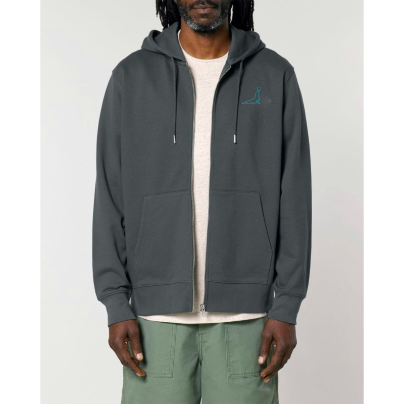 Sweat à Capuche Zippé Homme